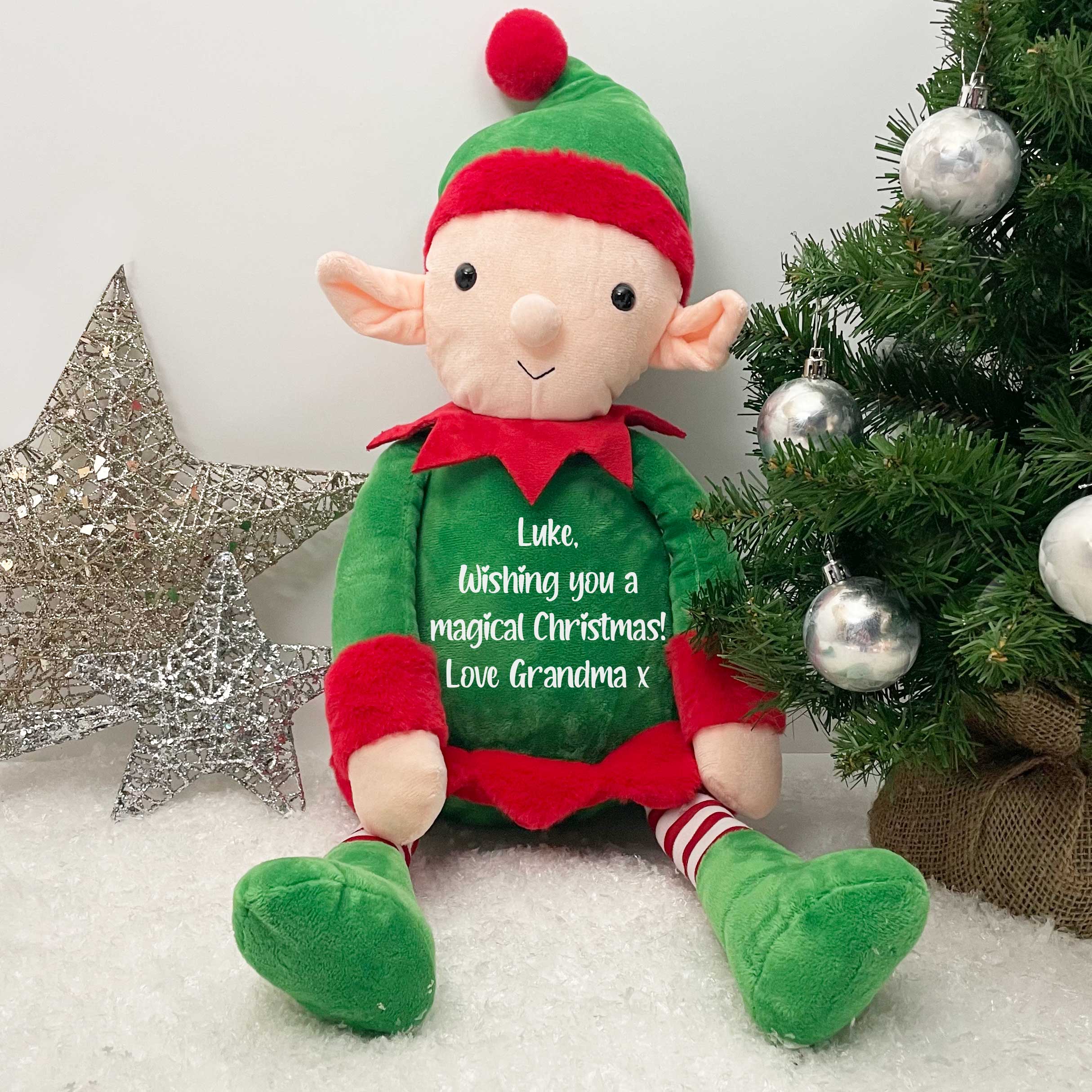 Christmas store elf teddy