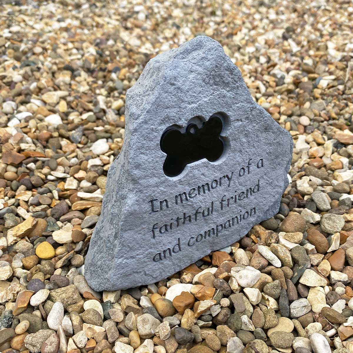 Small pet memorial hot sale stones