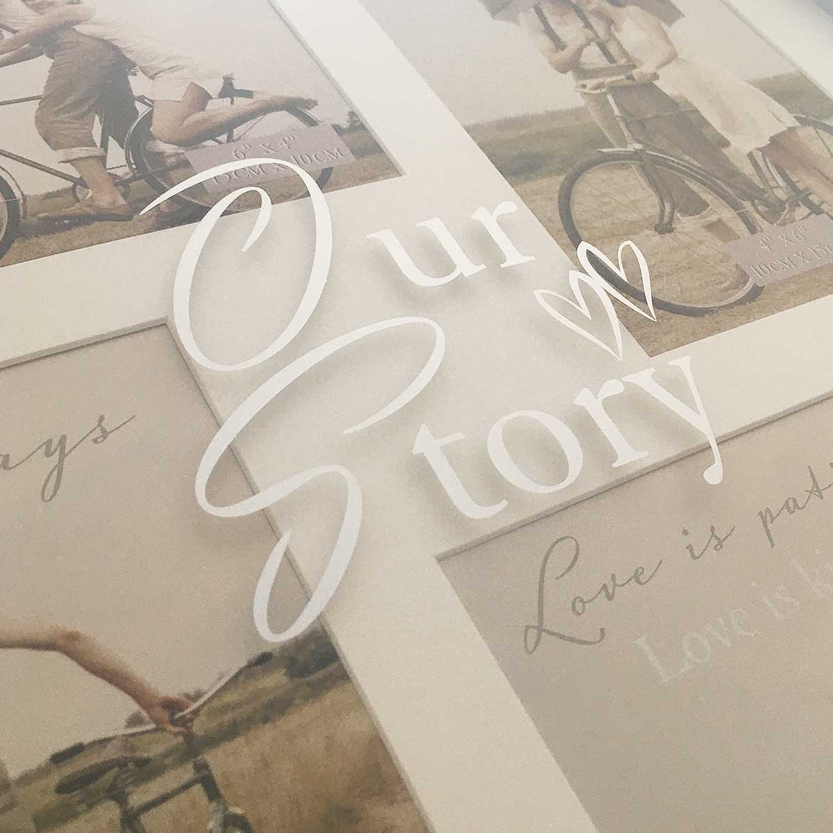 Our Love Story Photo Frame